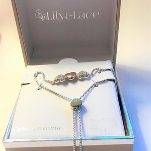 Dainty CZ Hearts Bracelet ♥️